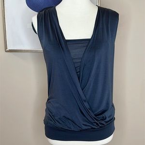 Banana Republic layered silk jersey tank